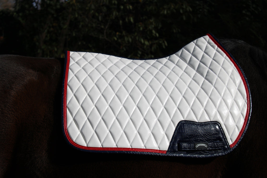 Jump Saddle Pad | White San Eligius