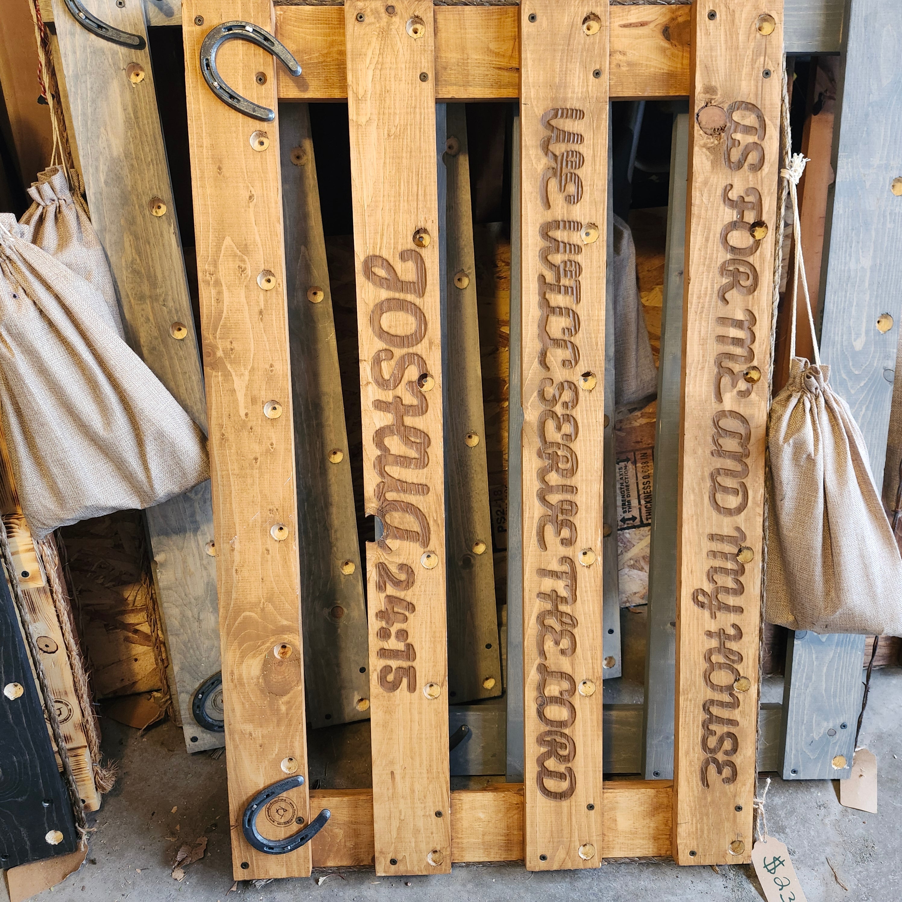 The 9-Hatter: Horizontal Wall-Hanging Western Organization The Hat Rack Guy
