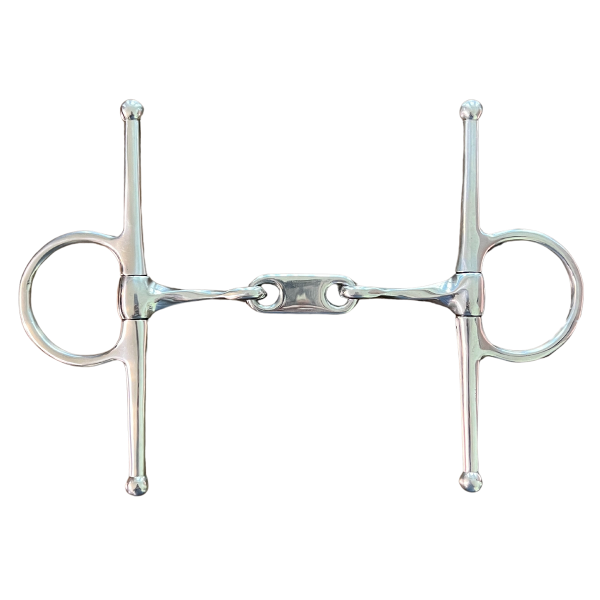 AJ Tack Twisted Stainless Steel Dr. Bristol Full Cheek Snaffle AJ Tack