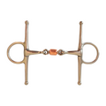 AJ Tack Full Cheek Snaffle Bit with Copper Roller AJ Tack