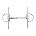 AJ Tack Stainless Steel Full Cheek Eggbutt Snaffle Bit AJ Tack