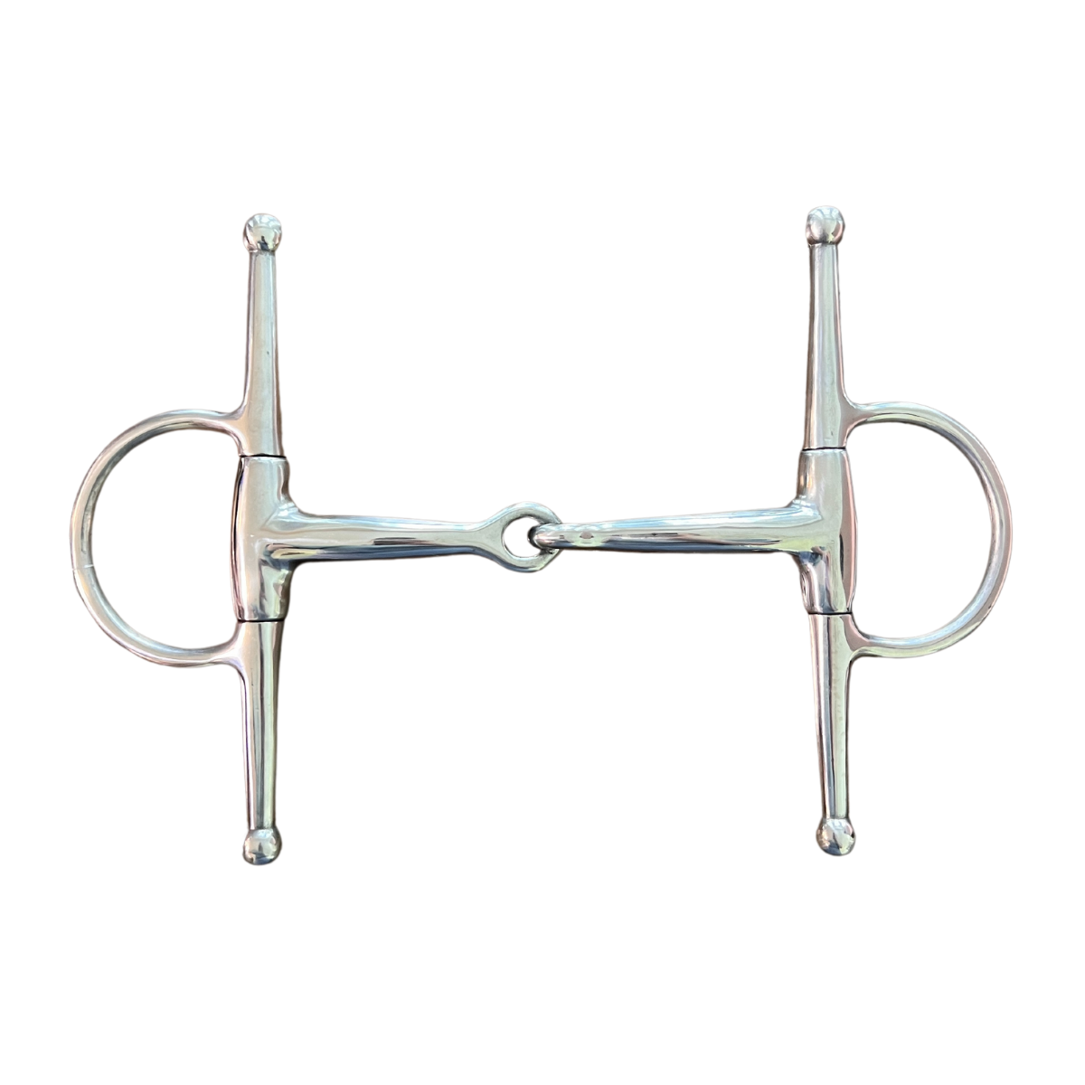 AJ Tack Stainless Steel Full Cheek Eggbutt Snaffle Bit AJ Tack