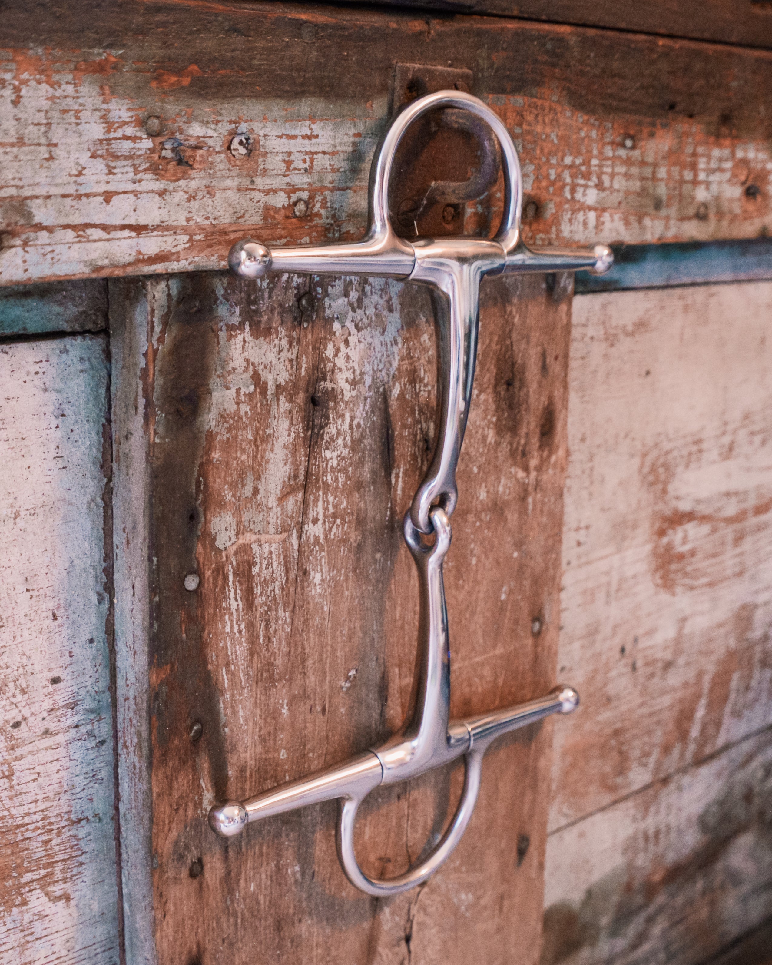 AJ Tack Stainless Steel Full Cheek Snaffle Bit with Triangle Mouth AJ Tack