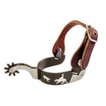 AJ Tack Men's Antique Brown Cutting Horse Spur Set AJ Tack