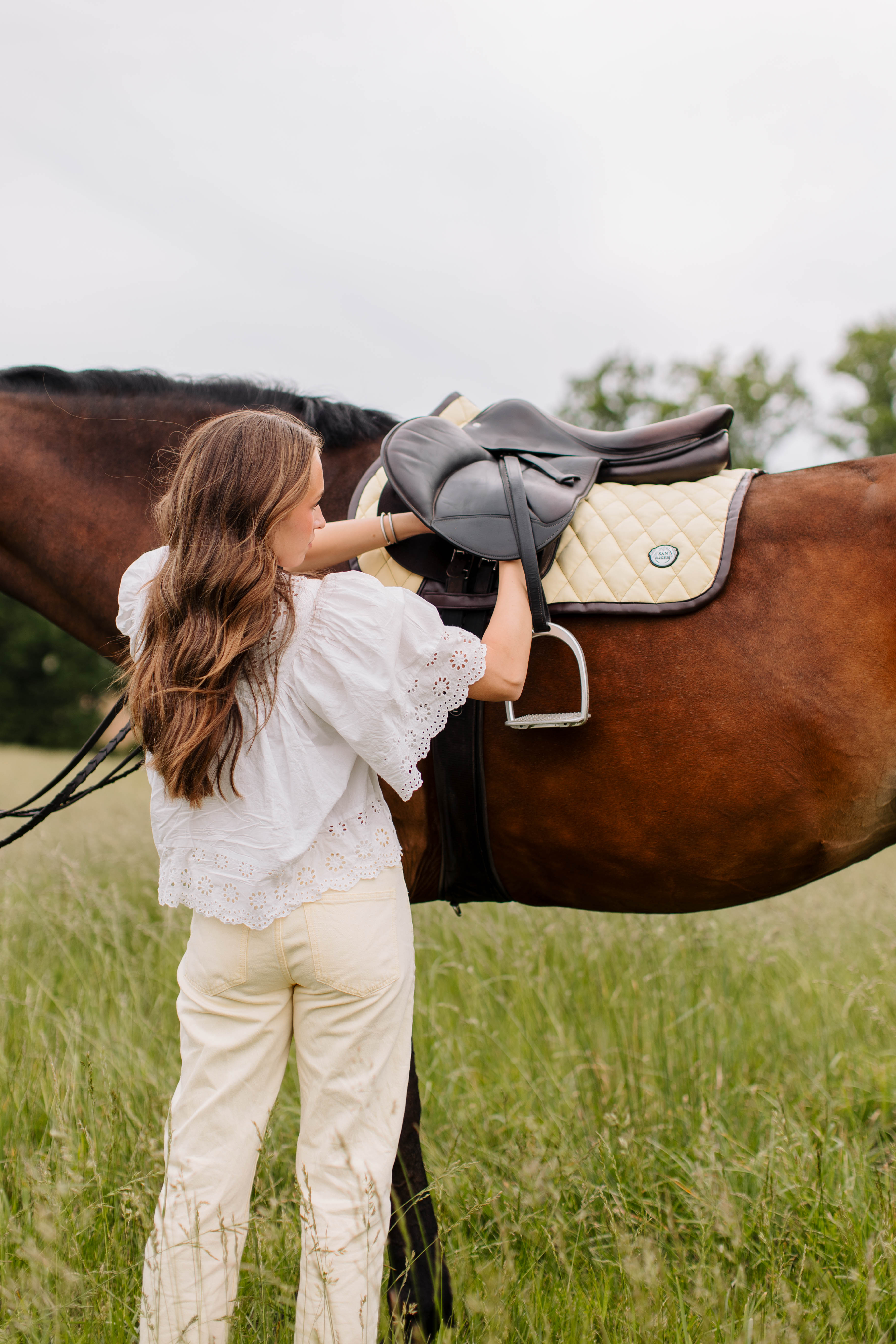 Jump Saddle Pad | Yellow San Eligius