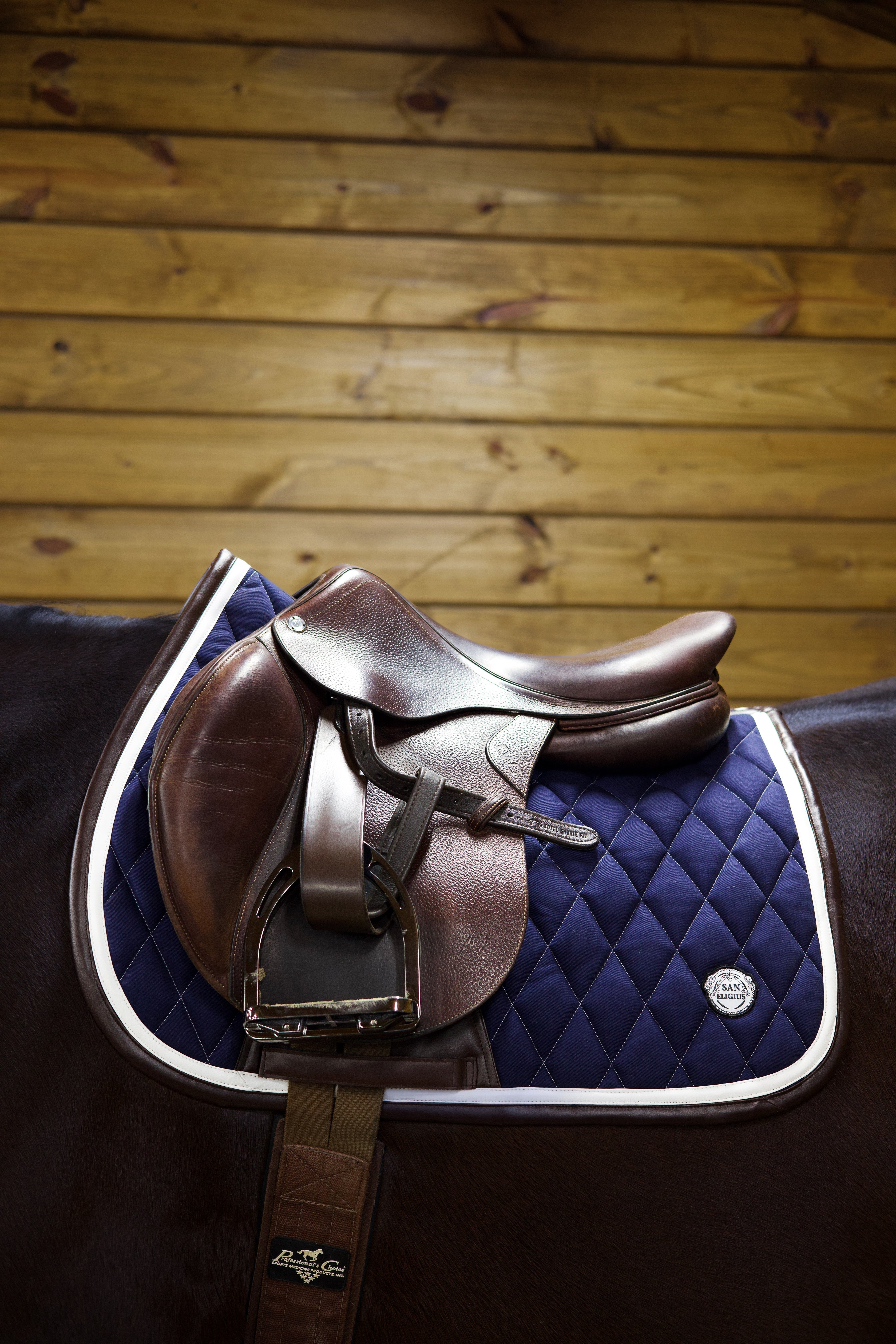 Jump Saddle Pad | Navy San Eligius