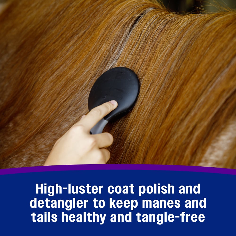 Farnam Vetrolin Shine Coat Conditioner & Shine Spray for Horses Mane Tail 64 oz. Paw and Tail Supply