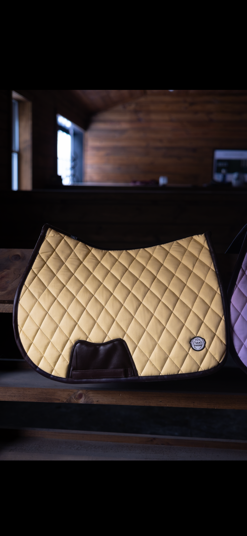 Jump Saddle Pad | Yellow San Eligius