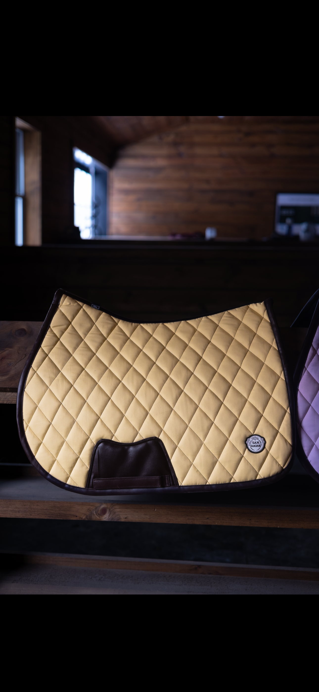 Jump Saddle Pad | Yellow San Eligius