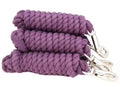 AJ Tack 10 Foot Cotton Lead Rope with Bull Snap - Set of 5 AJ Tack