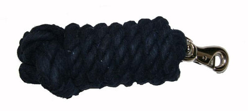 AJ Tack 10 Foot Cotton Lead Rope with Bull Snap - Set of 5 AJ Tack