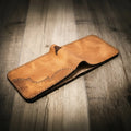 Western Bifold Wallet Bull Sheath Leather