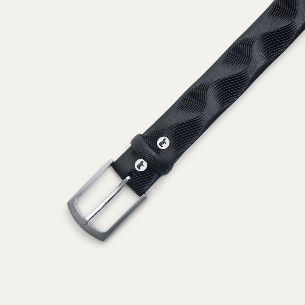 WAVE EMBOSSED BELT Will Leather Goods