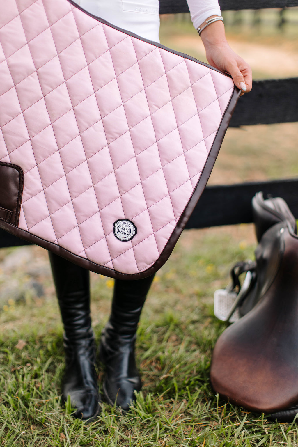 Jump Saddle Pad | Pink San Eligius