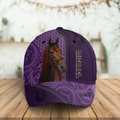 Custom Personalized Horse Cap - Gift Idea For Horse Lover - Upload Photo CusGifts