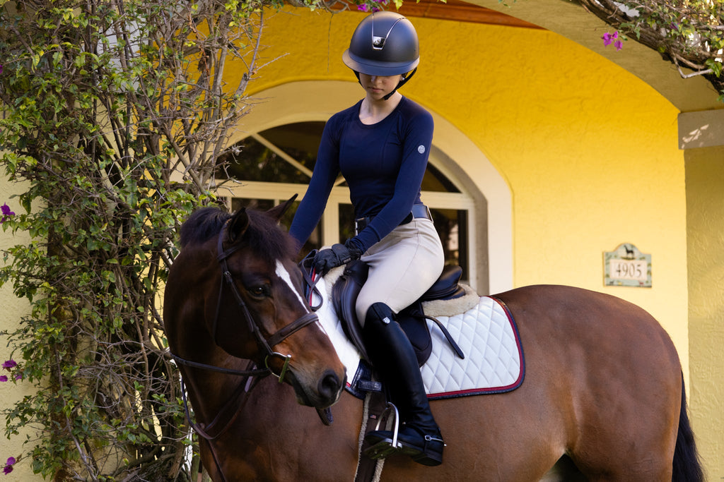Jump Saddle Pad | White San Eligius