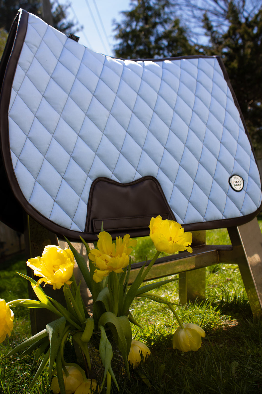 Jump Saddle Pad | Light Blue San Eligius