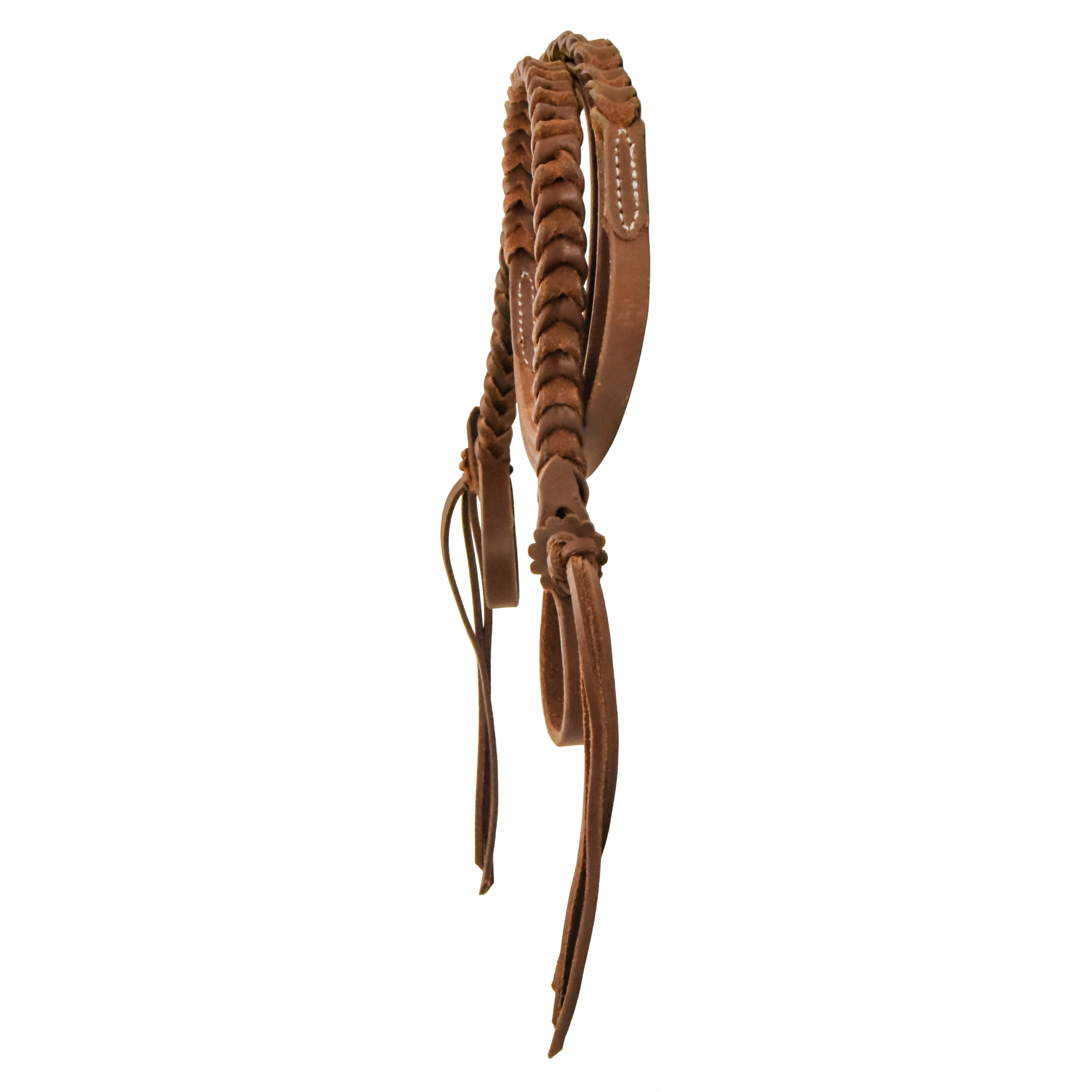 AJ Tack Oiled Braided Rattlesnake Roper Reins - 5/8in x 8ft AJ Tack