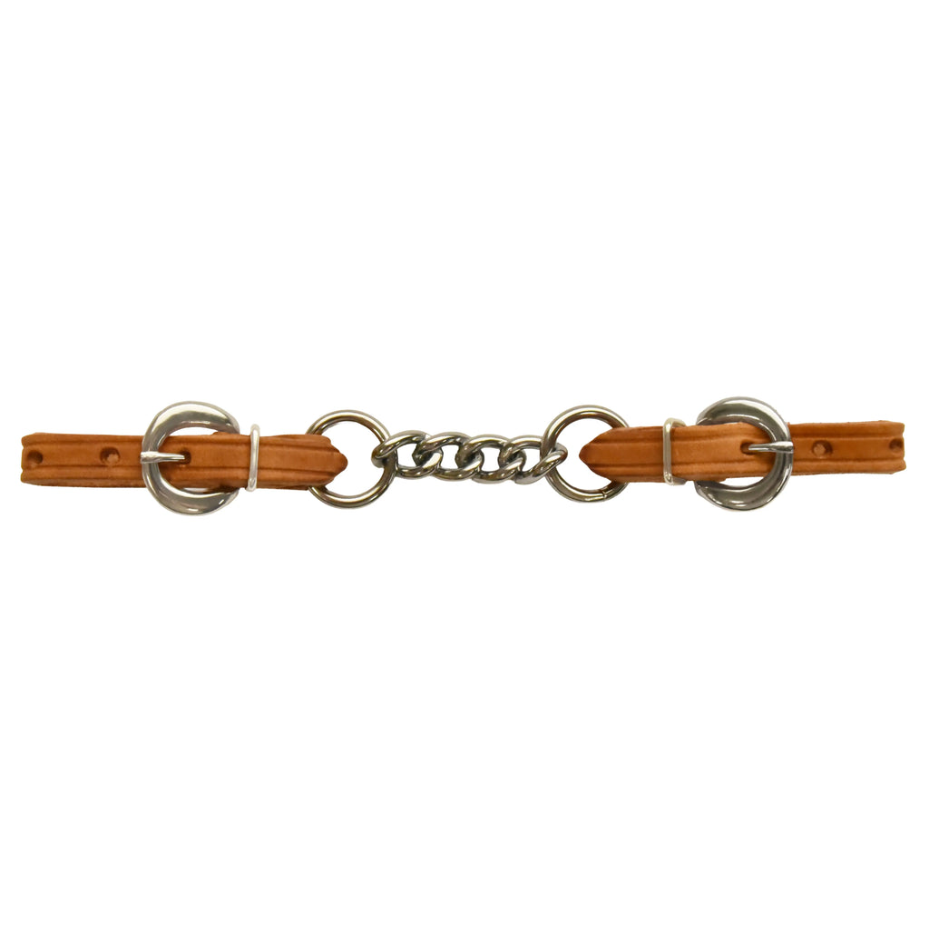 AJ Tack Harness Leather Curb Chain AJ Tack