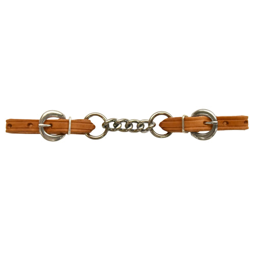 AJ Tack Harness Leather Curb Chain AJ Tack