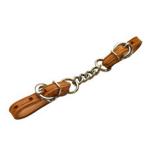 AJ Tack Harness Leather Curb Chain AJ Tack