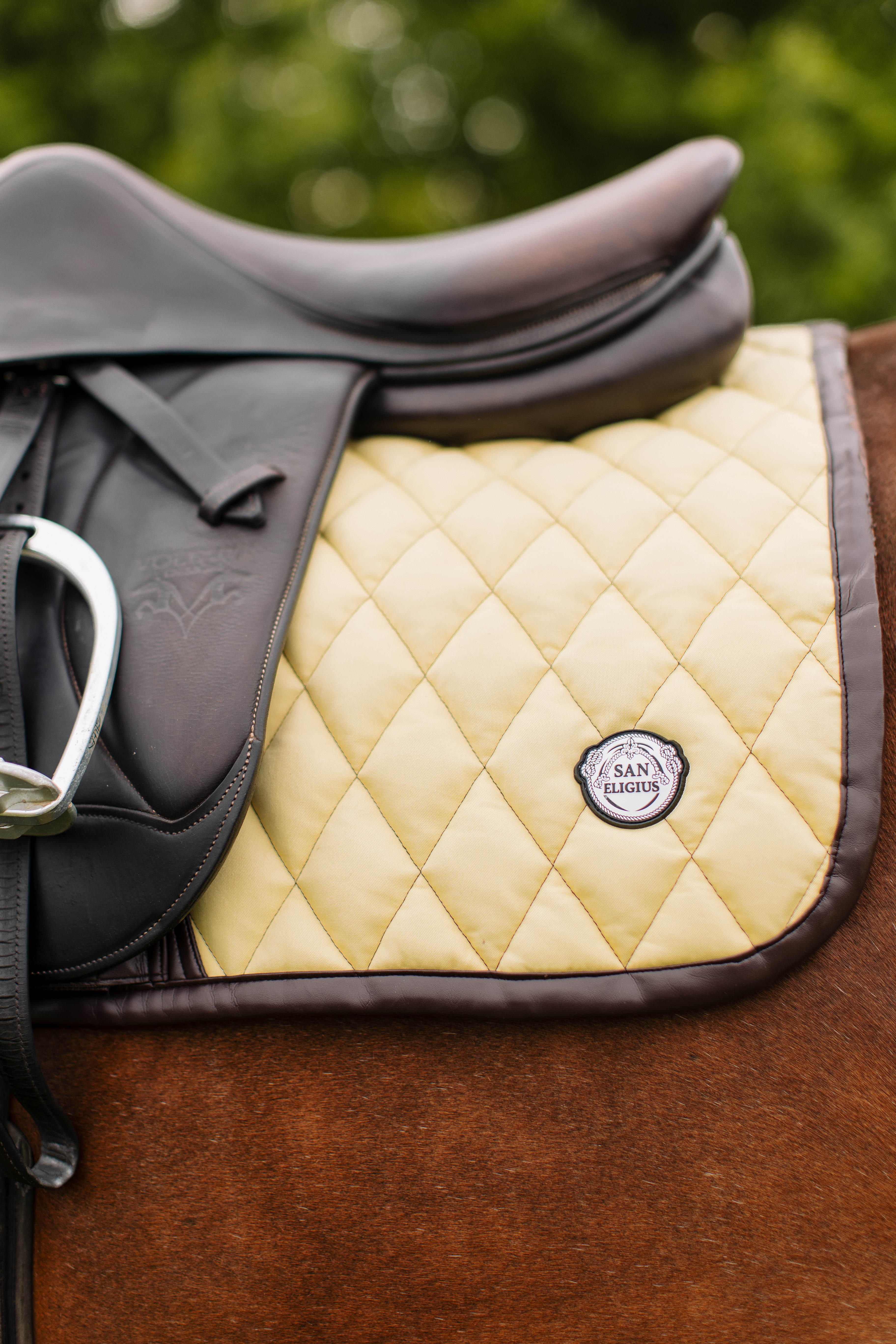 Jump Saddle Pad | Yellow San Eligius