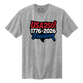 USA 250 Map Tee - Made in the USA USA250GEAR.COM