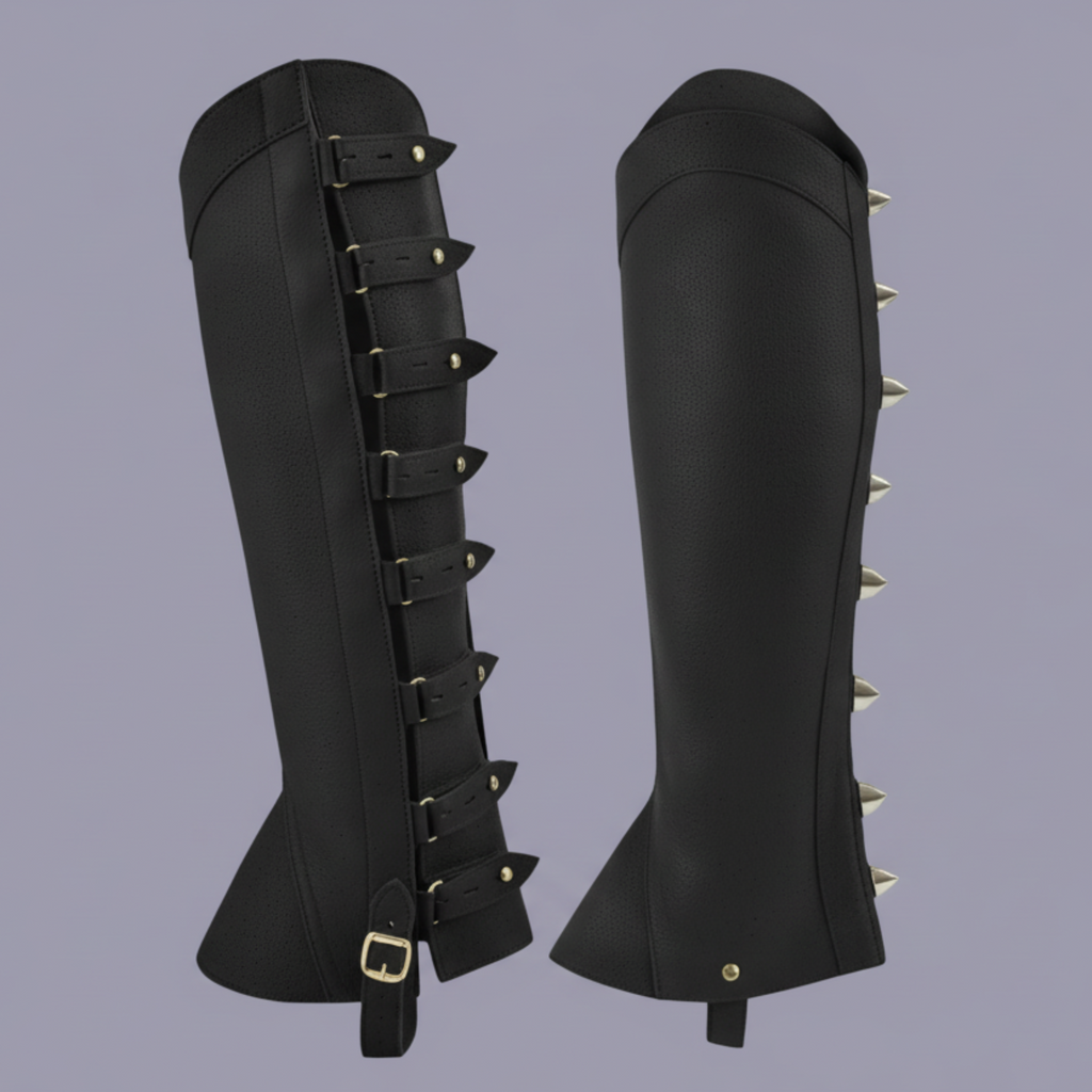 Half Chap Real Leather for Rider Classic Riding Gear