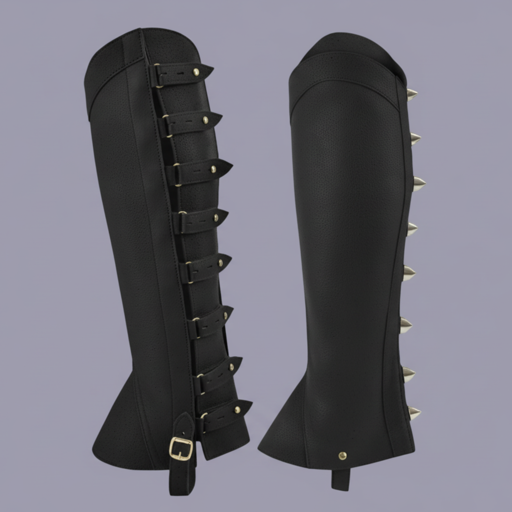 Half Chap Real Leather for Rider Classic Riding Gear