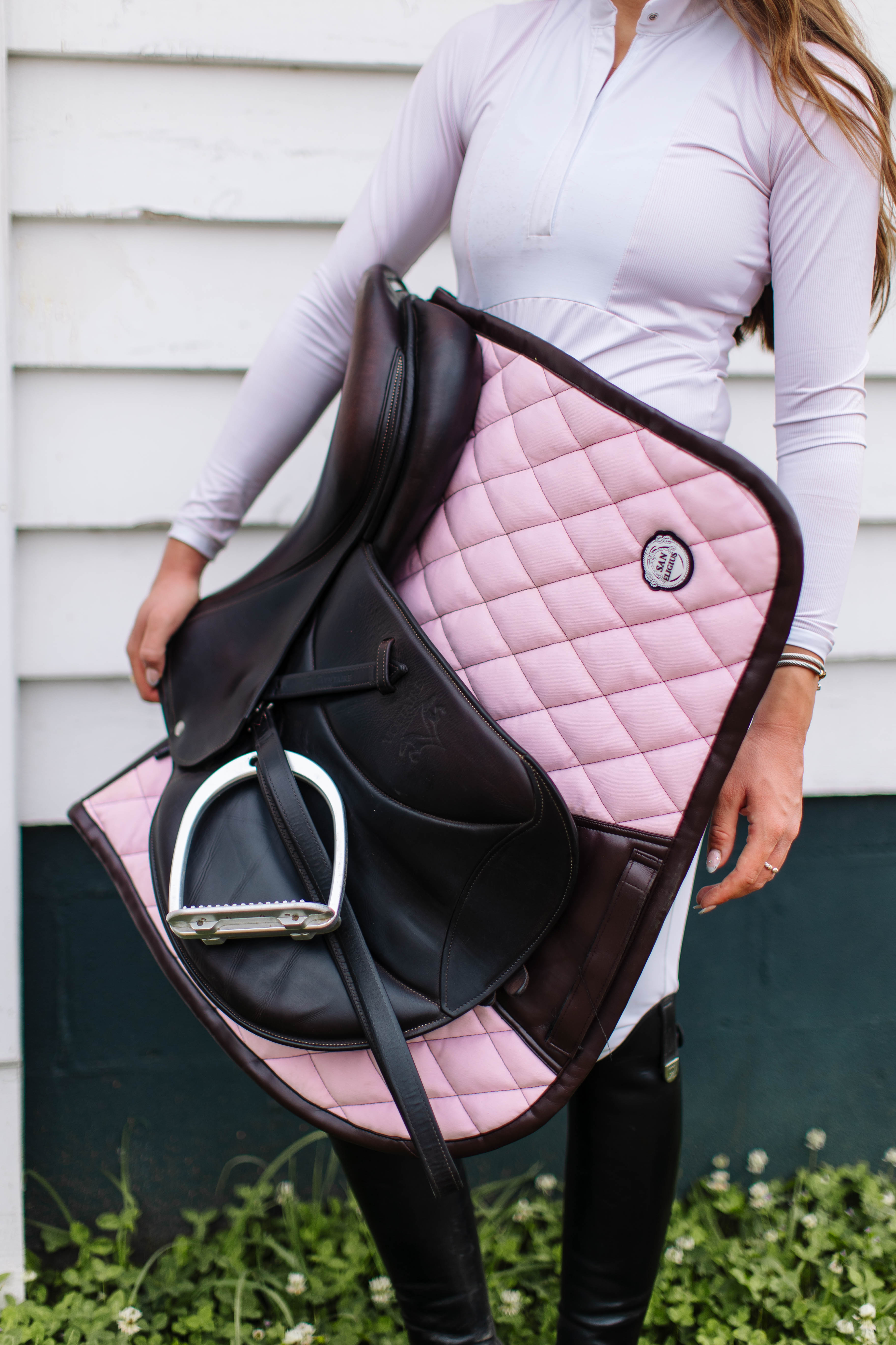 Jump Saddle Pad | Pink San Eligius