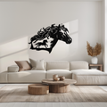 Horse Silhouette Metal Wall Art – Modern & Stylish - KAF137 Enova Art