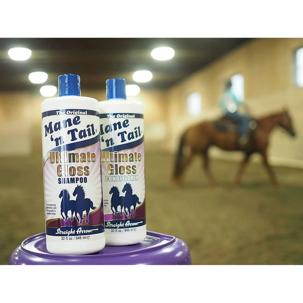 Mane 'n Tail Ultimate Gloss Horse Conditioner Gentle Formula 32oz Paw and Tail Supply