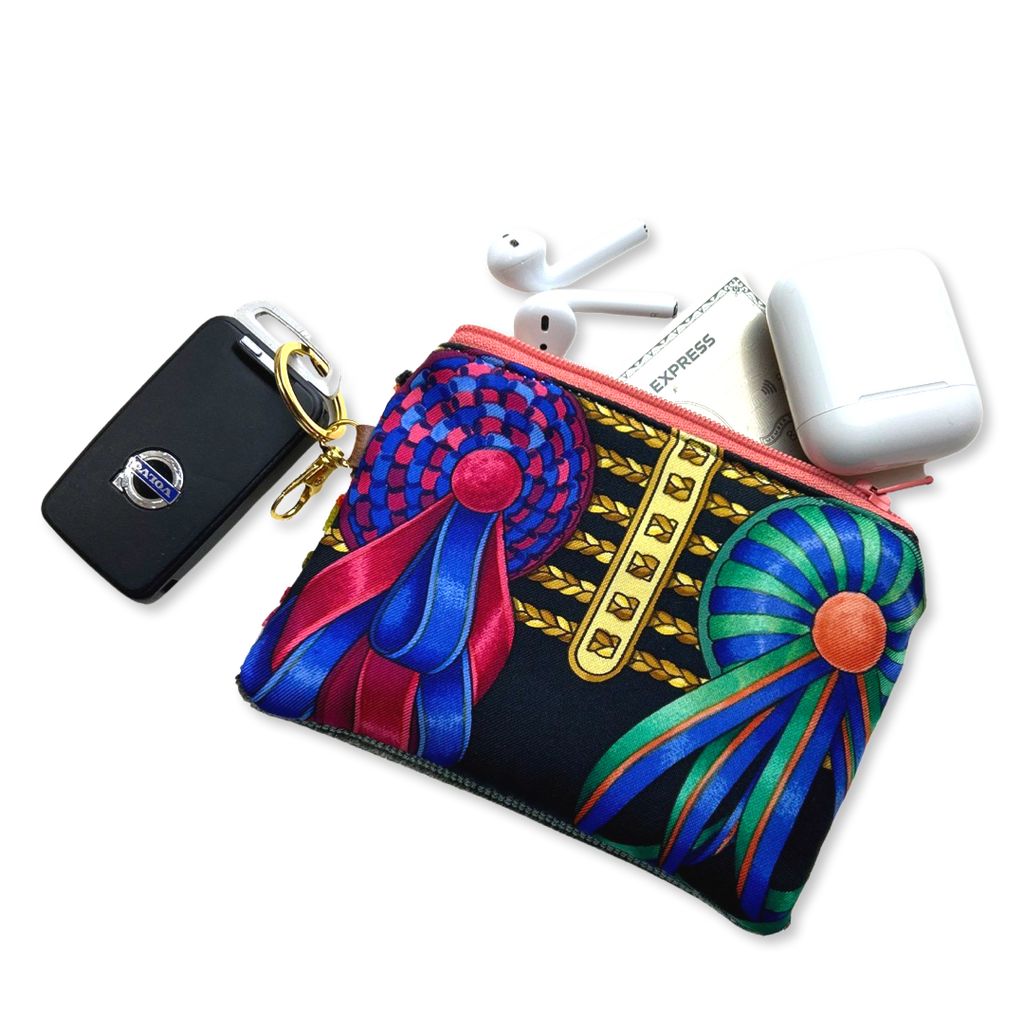 Rubans du Cheval Noir Coffee Run Keychain Bag Vintage Luxe Up