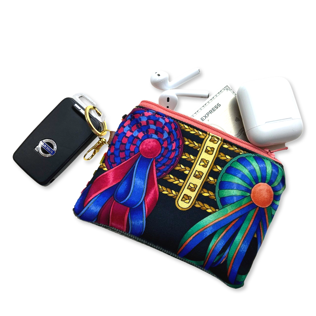 Rubans du Cheval Noir Coffee Run Keychain Bag Vintage Luxe Up