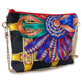 Rubans du Cheval Noir Vintage Silk Scarf Crossbody Bag Vintage Luxe Up
