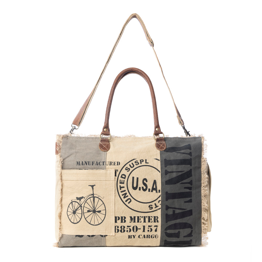 USA Stamped  Weekender Bag Myra USA