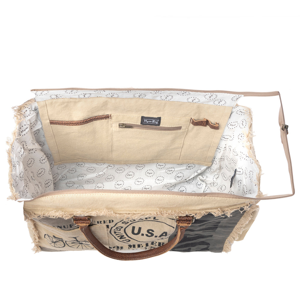 USA Stamped  Weekender Bag Myra USA