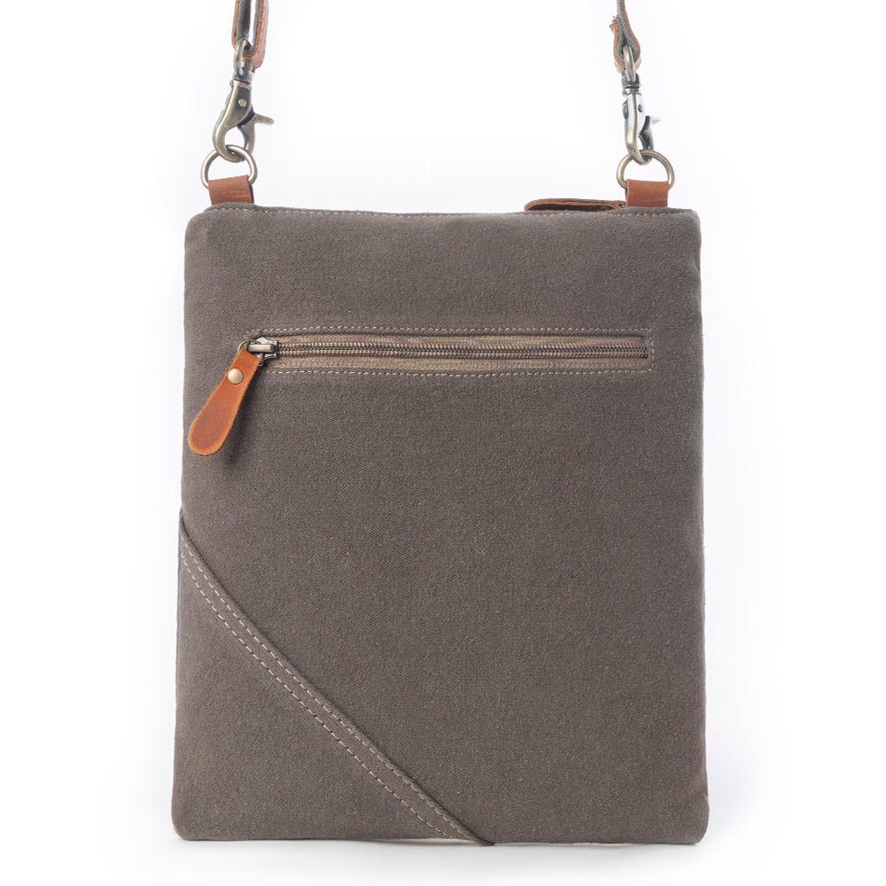 USA Canvas Patch Crossbody Bag Myra USA