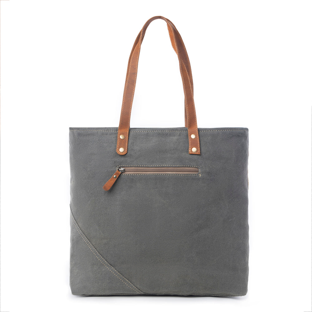 USA Canvas Patch Tote Bag Myra USA