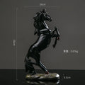 European Style  Horse Sculpture Resin Animal Statue  Decoration Souvenir  Gift  Living Room Office Study Desktop Decoration Perfecsy