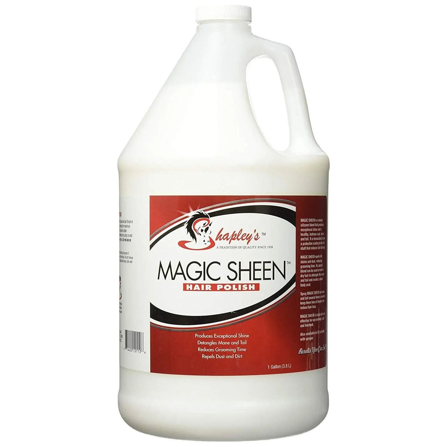Shapley's Magic Sheen Hair Polish Gallon Horse Shine Detangler Coat Conditioner Paw and Tail Supply