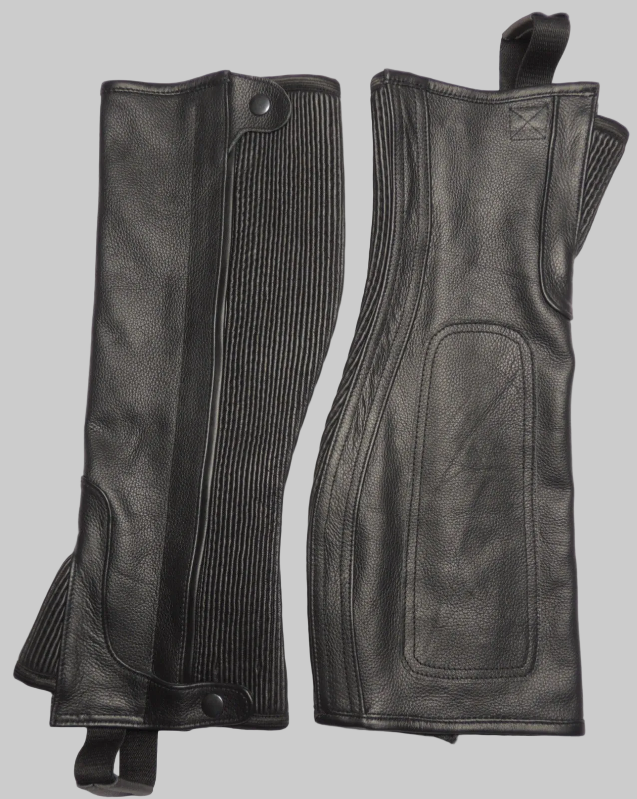 Half Chap Real Leather for Rider Classic Riding Gear