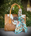 Upcycled LV Cowhide Leather Bougie Shoulder Crossbody Bag Neon Spur
