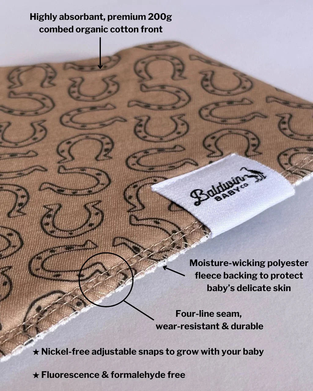Western Bandana Bibs Collection Baldwin Baby Company