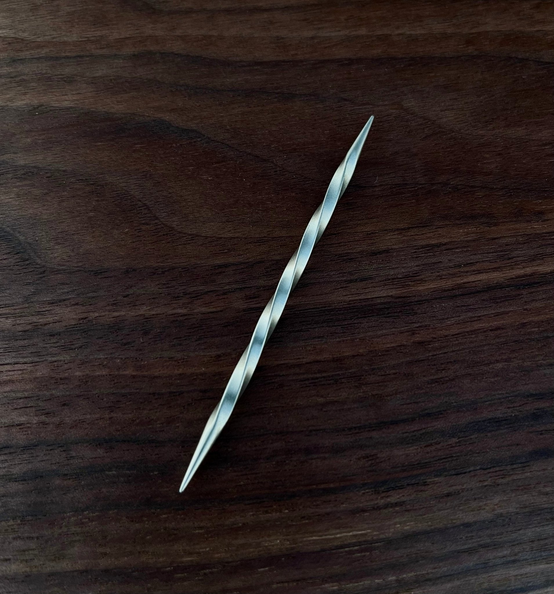 Cowboy Toothpick - Handmade Hat Pin Boles Silver