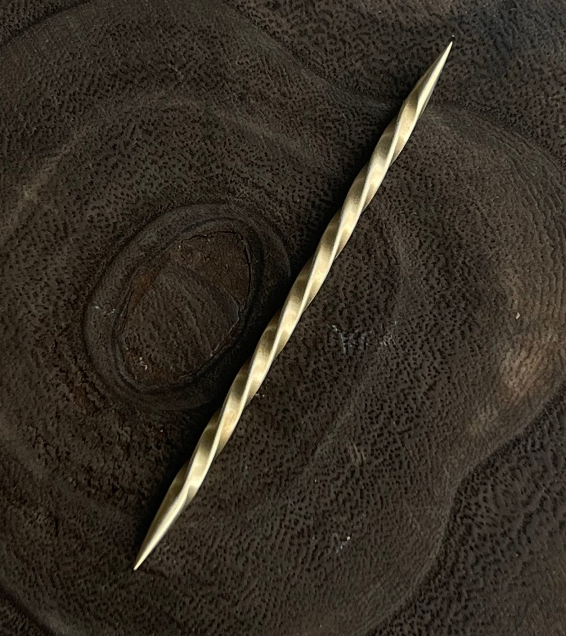 Cowboy Toothpick - Handmade Hat Pin Boles Silver