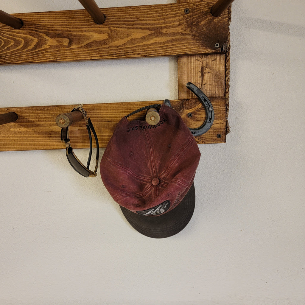 The 9-Hatter: Horizontal Wall-Hanging Western Organization The Hat Rack Guy