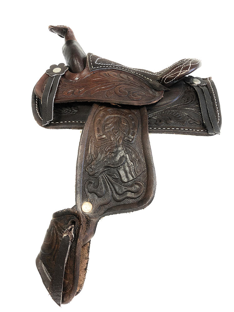 AJ Tack 5" Seat Decorative Western Saddle AJ Tack