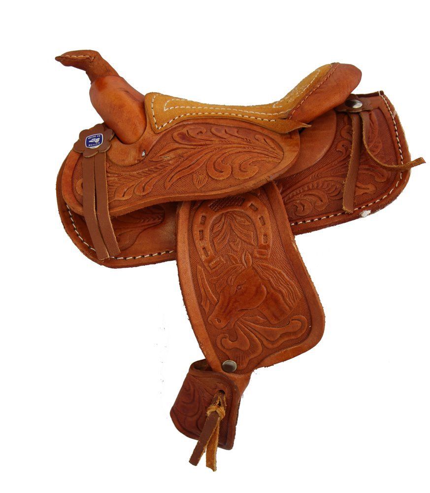 AJ Tack 5" Seat Decorative Western Saddle AJ Tack
