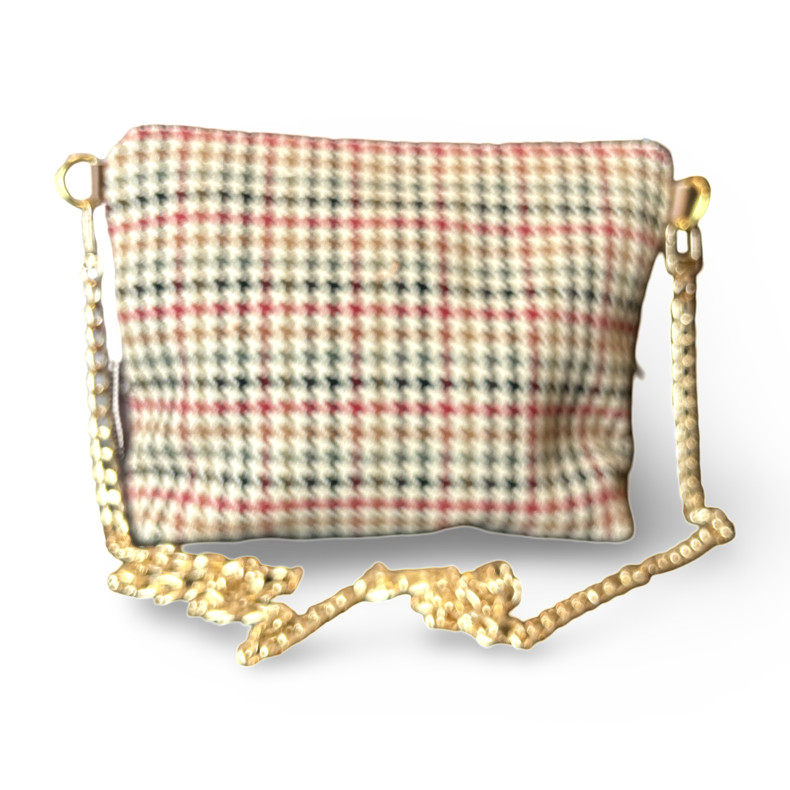 Couvertures et Tenues du Jour Red Vintage Scarf Crossbody Bag Vintage Luxe Up